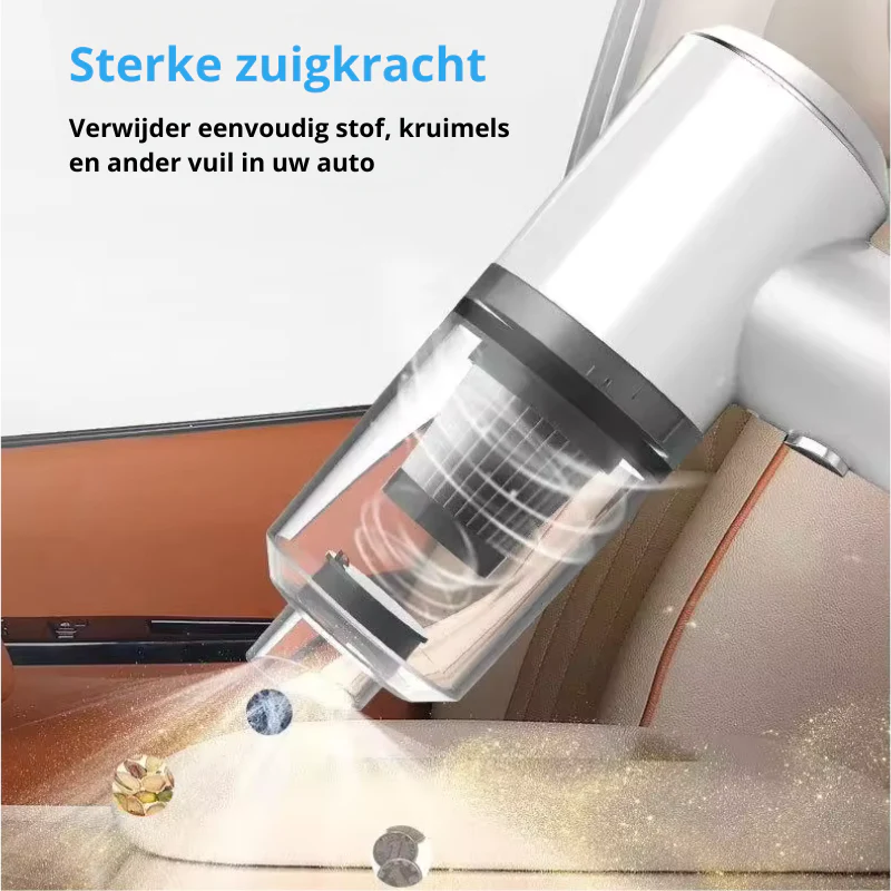 Draadloze Auto Stofzuiger - Car Essentials
